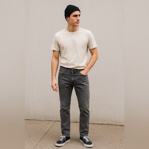 Levi’s 511 Men’s Skinny Jeans Gray 29x29 100% Cotton Non Stretch Denim